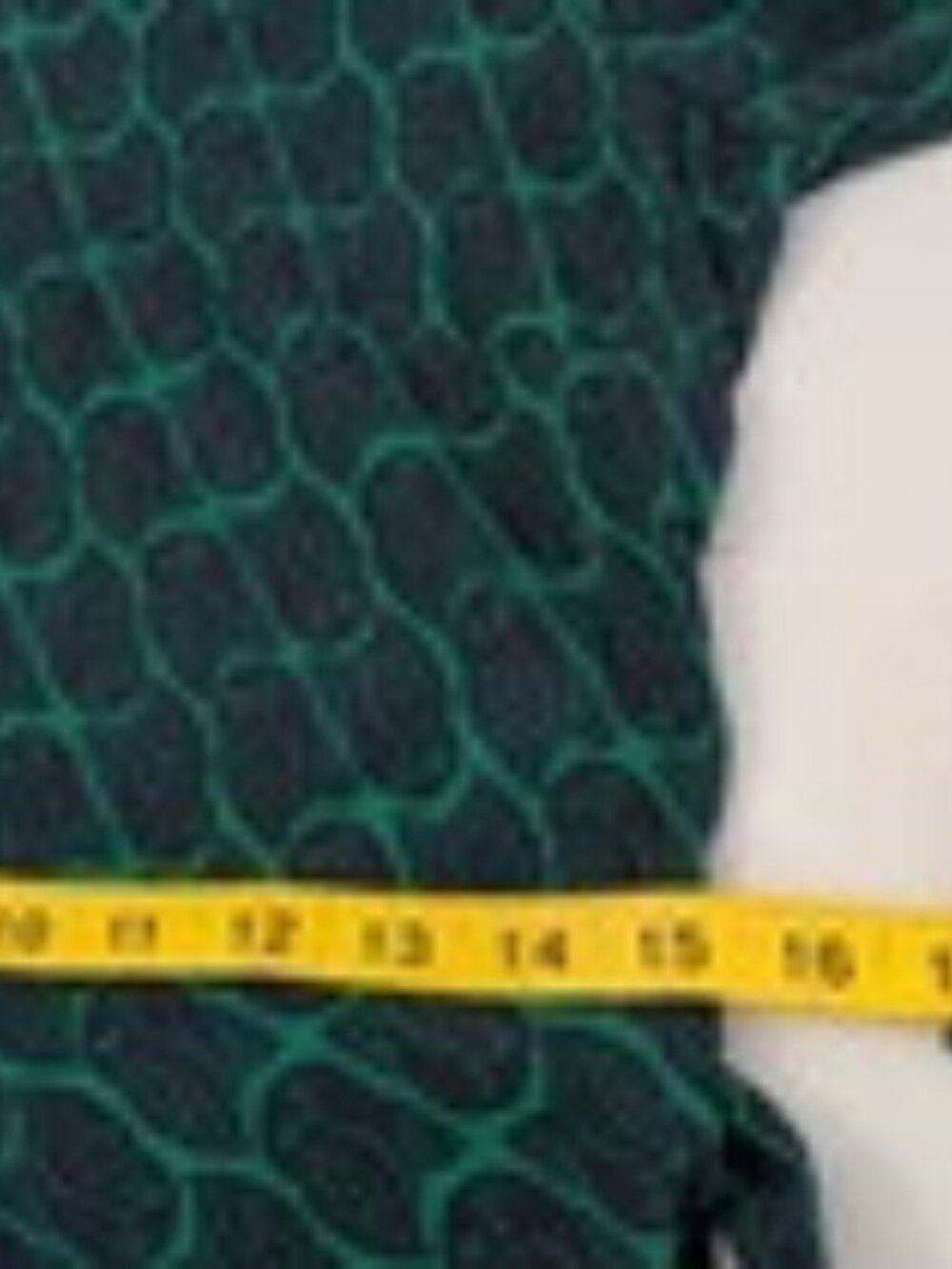 BODEN Laura Jersey Midi Shirt Dress Green Navy Owl Pattern Long Sleeve 8R NWOT - Picture 11 of 12